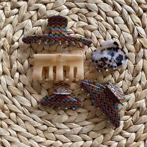 Anthropologie and Madewell Claw Clips EUC